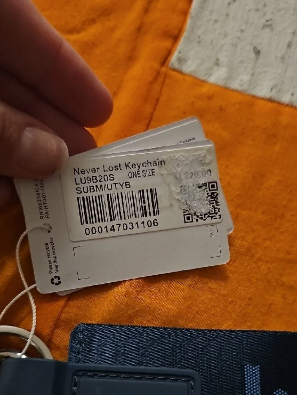 Lululemon Never Lost Keychain!! Gorgeous Nwts!!SUBM/UTYB!!